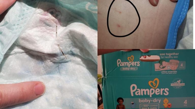 Macam mana “Pampers” bayi ada jarum?