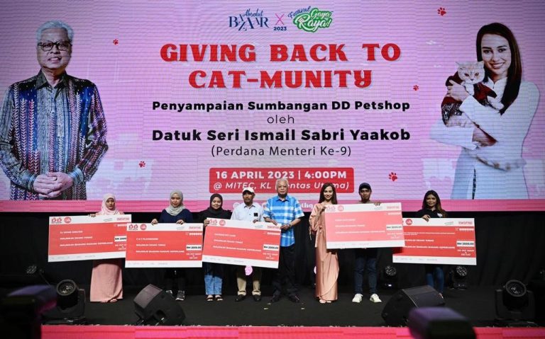 DD Cat kongsi rezeki bersama lima pusat penjagaan dan perlindungan kucing terbiar dalam majlis ‘Giving Back to Cat-Munity’