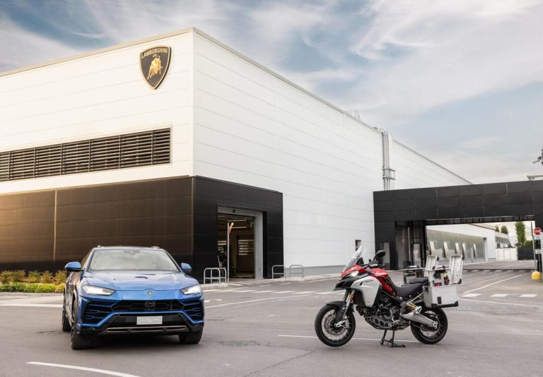 Lamborghini And Ducati Create Bike-to-Car Comms System