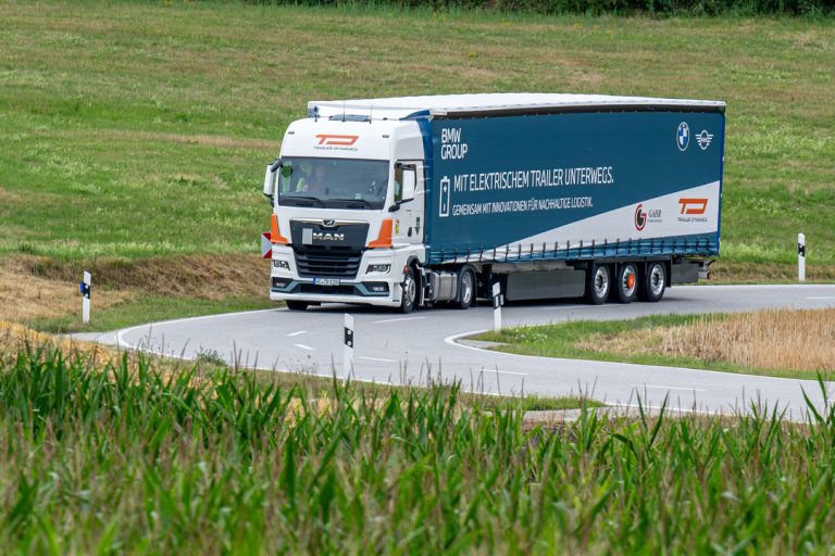 BMW Group Trials Electric Semi-Trailer, Promises Fuel Savings